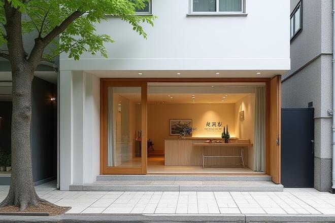 パールウェーブスアトリエのおしゃれな外観