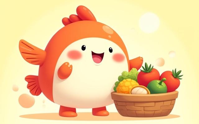 地元産品のための愛らしいマスコットキャラクター