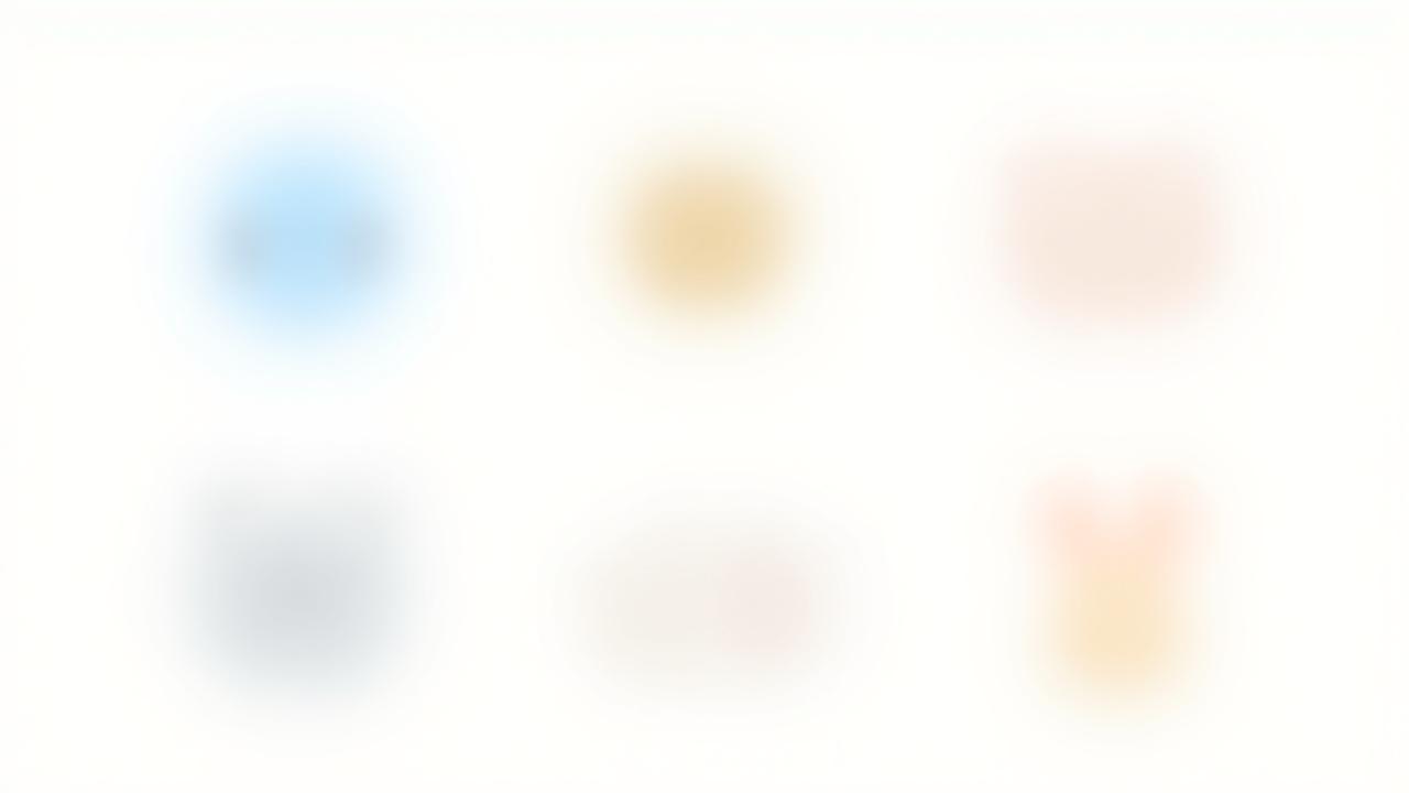 モバイルアプリ向け可愛い動物アイコン